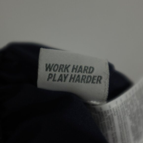 Macron navy blue jersey shorts logo youth size L - Picture 4 of 4